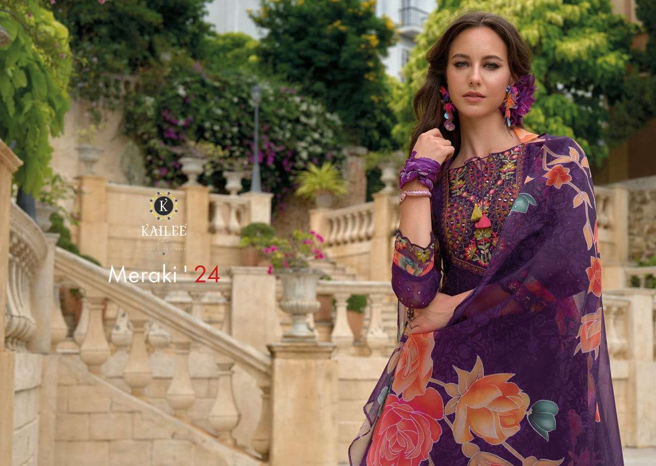 MERAKI PURE CHIKANKARI BY KAILEE FASHION 