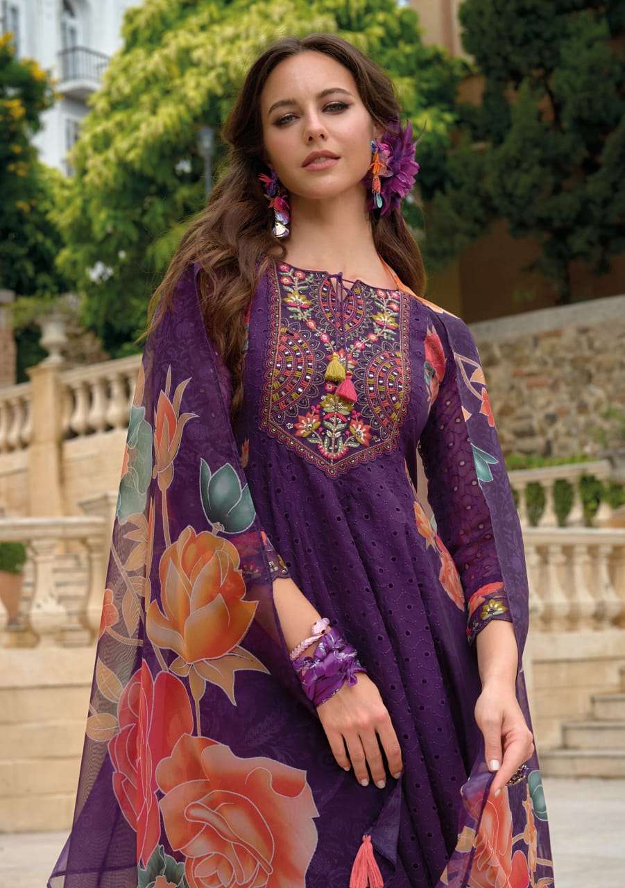 MERAKI PURE CHIKANKARI BY KAILEE FASHION 