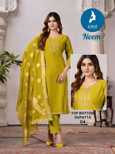 NEEM ROMAN SILK BY KAYA KURTI 