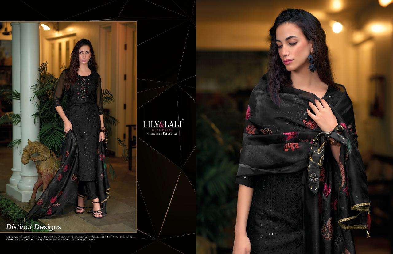 ORGANZA CHIKANKARI VOL-3 SCHIFFLI HANDWORK BY LILY & LALI