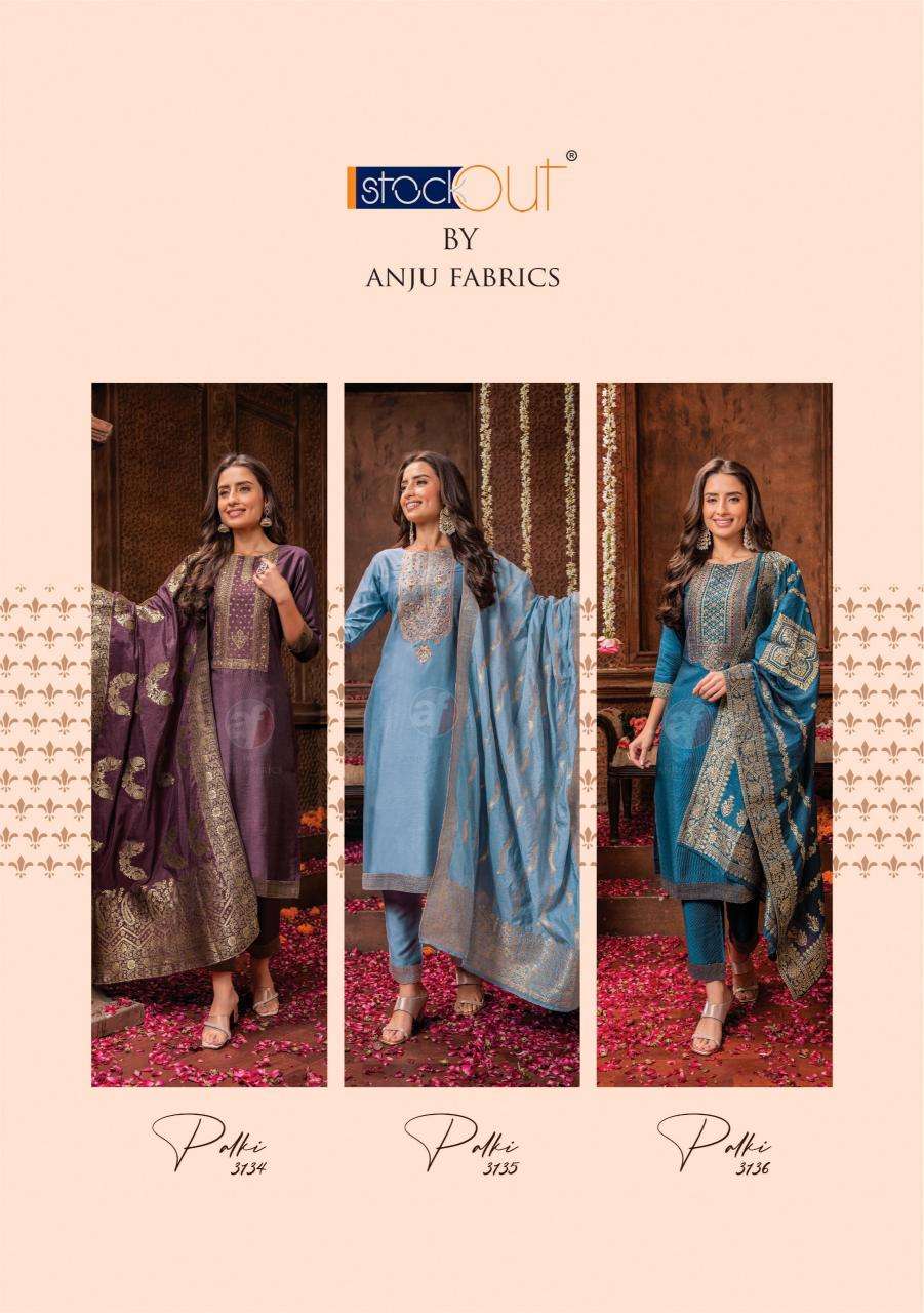 PALKI VOL-3 VISCOSE BY NYLON BY ANJU FABRICS 