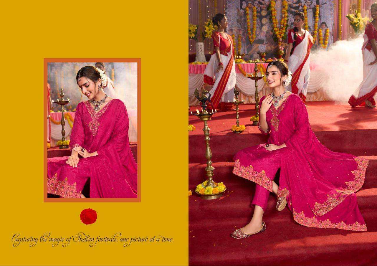 PALKI VOL-4 MUSLIN JACQUARD BY ANJU FABRICS 