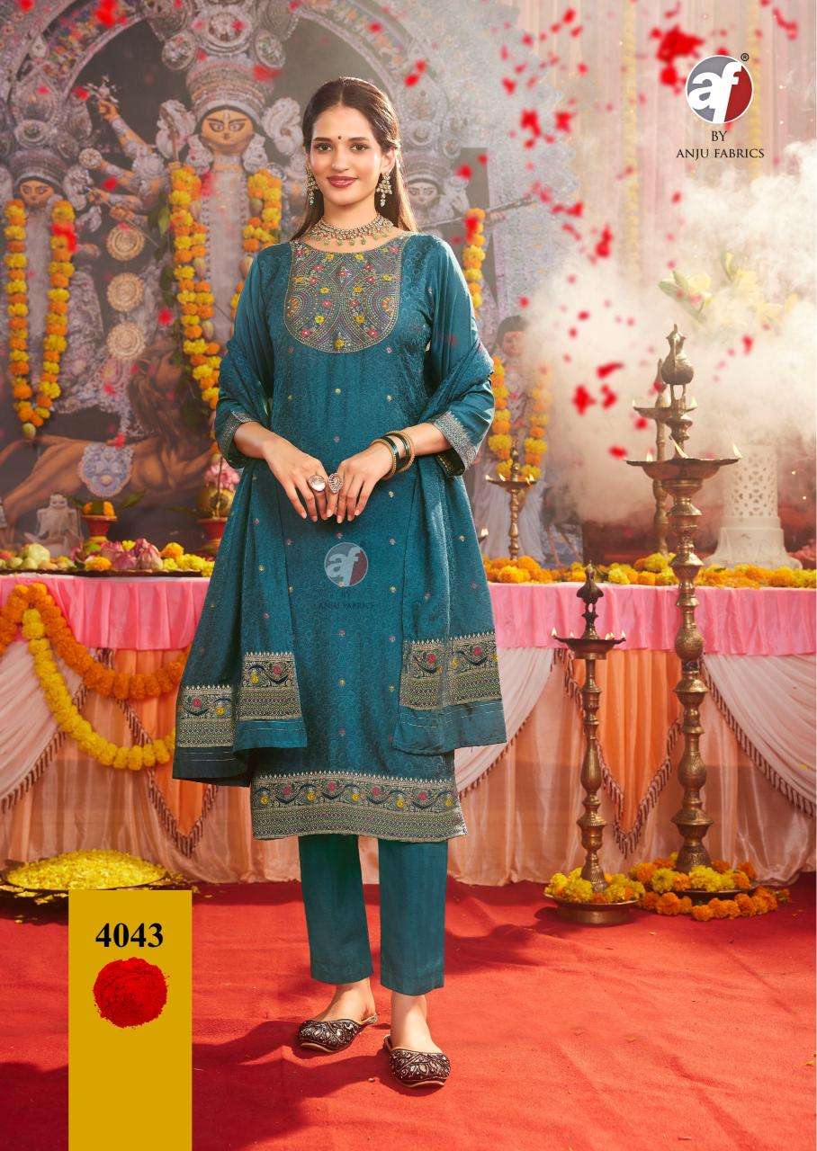 PALKI VOL-4 MUSLIN JACQUARD BY ANJU FABRICS 