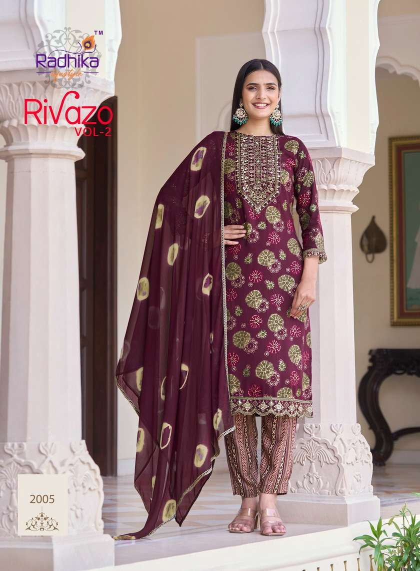 RIVAZO VOL-2 RAYON PRINT BY RADHIKA LIFESTYLE R