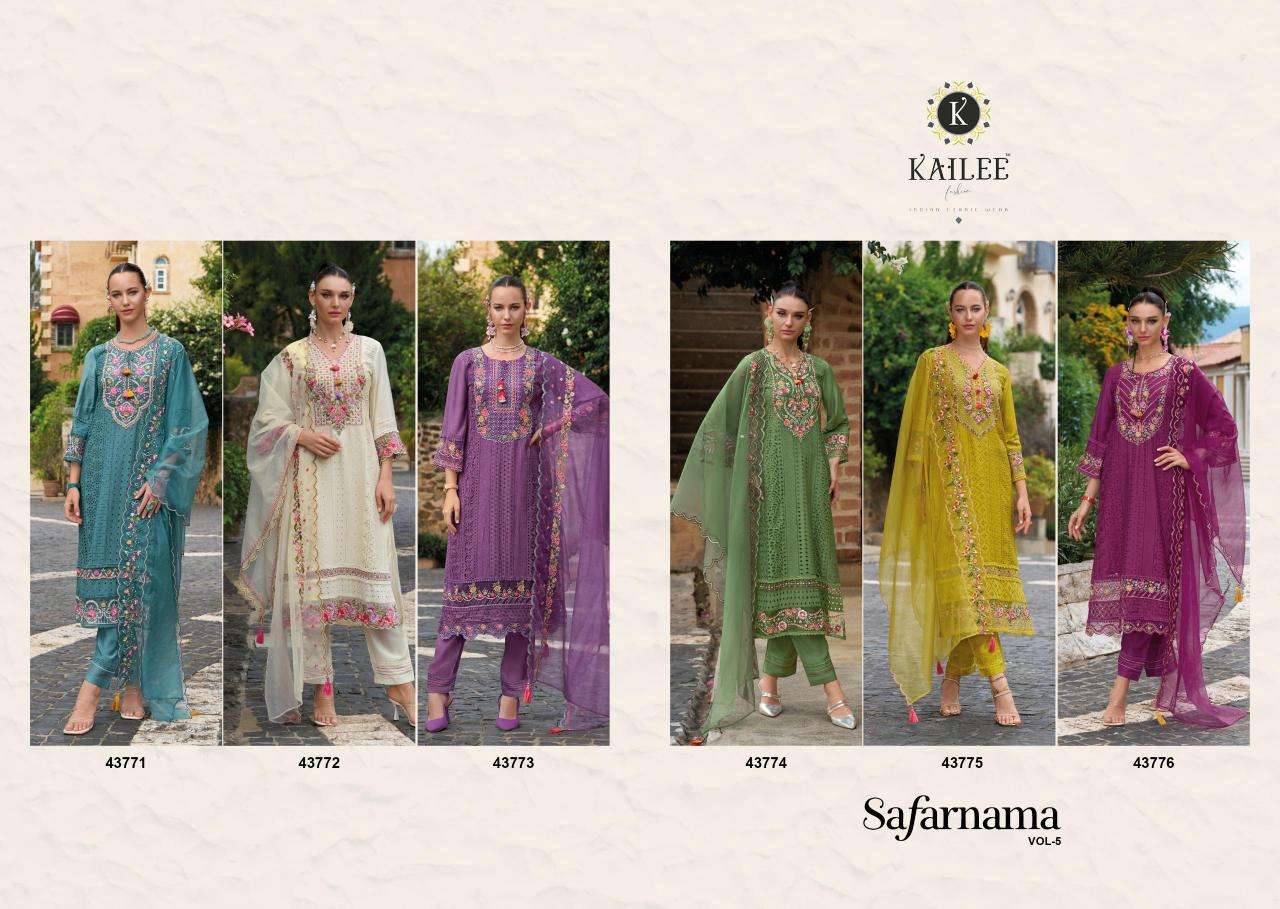 SAFARANAMA VOL-5 PURE VISCOSE BY KAILEE FASHION