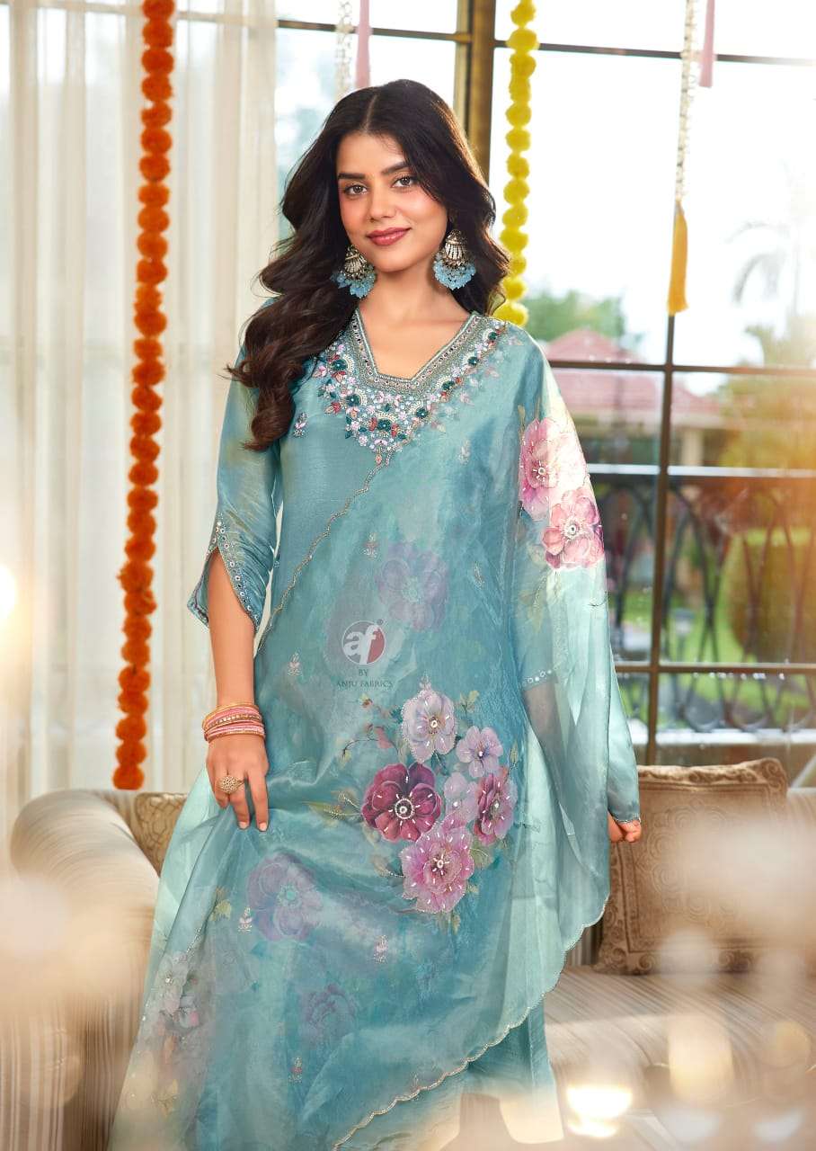 SAHELI PURE TISSUE SHIMMER BY ANJU FABRICS 