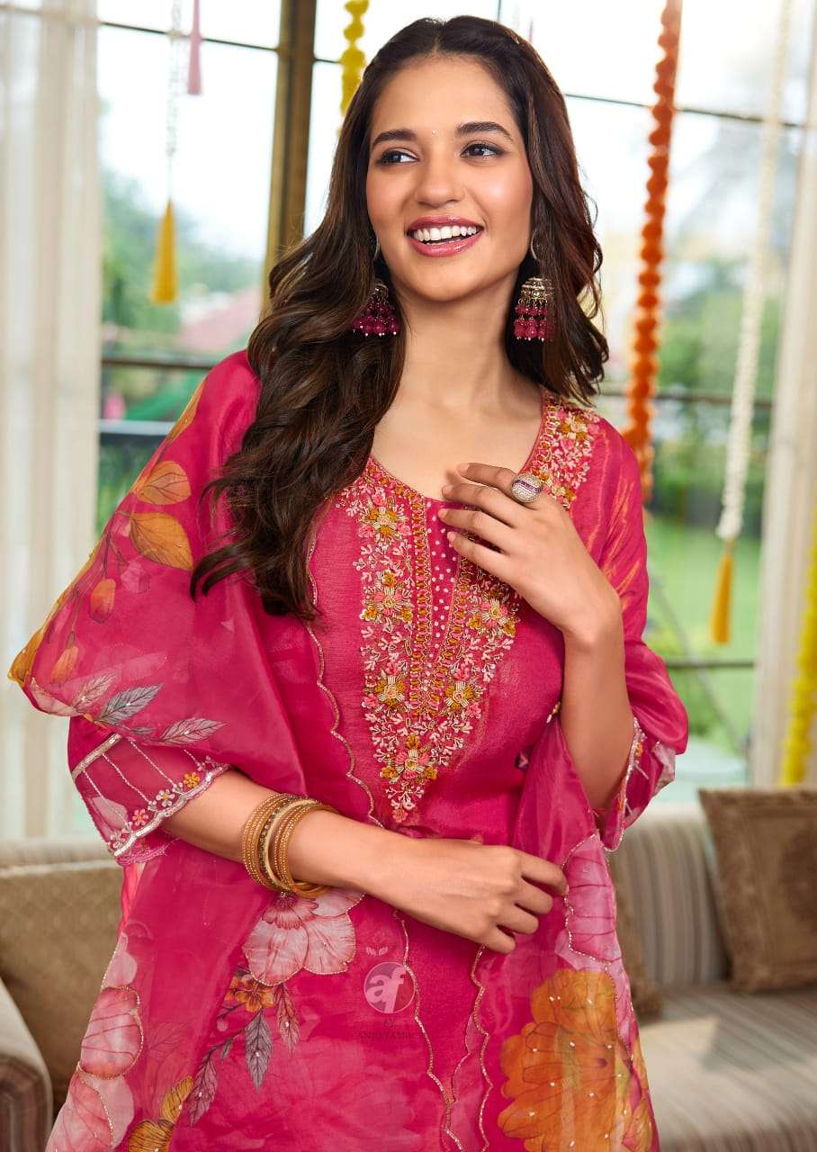 SAHELI PURE TISSUE SHIMMER BY ANJU FABRICS 