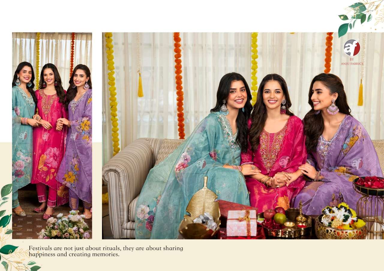 SAHELI PURE TISSUE SHIMMER BY ANJU FABRICS 