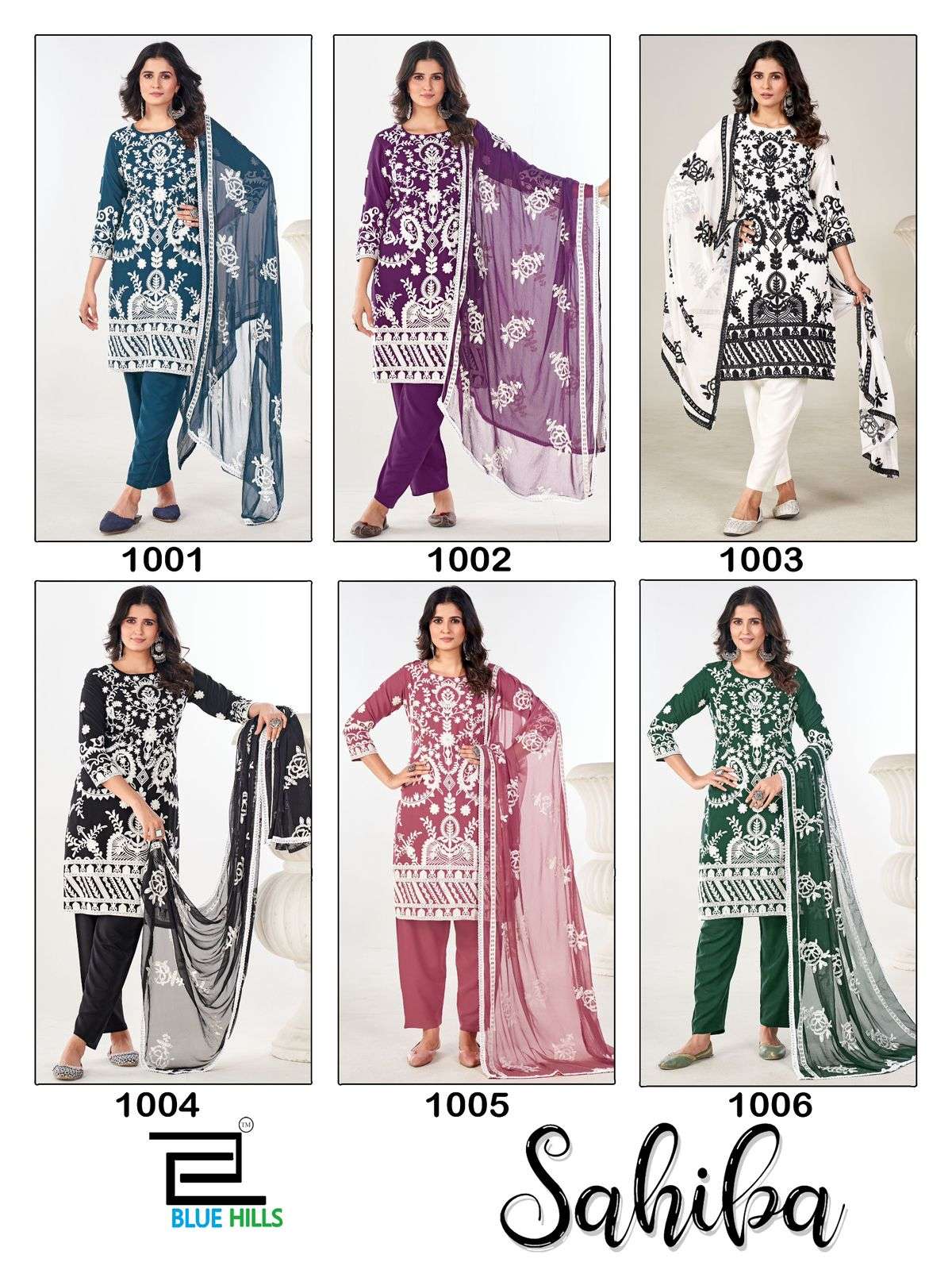 SAHIBA RAYON BY BLUE HILLS 