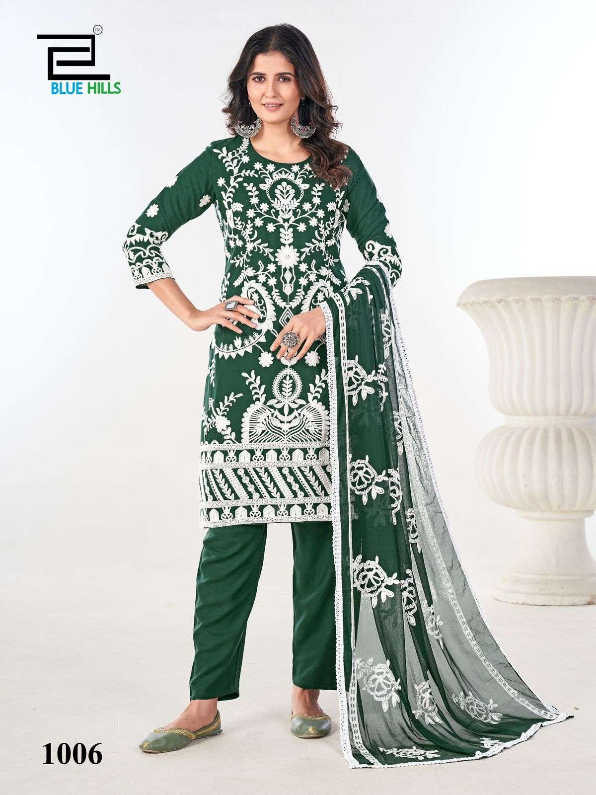 SAHIBA RAYON BY BLUE HILLS 