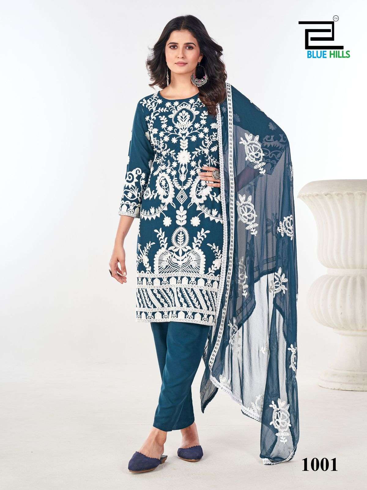 SAHIBA RAYON BY BLUE HILLS 