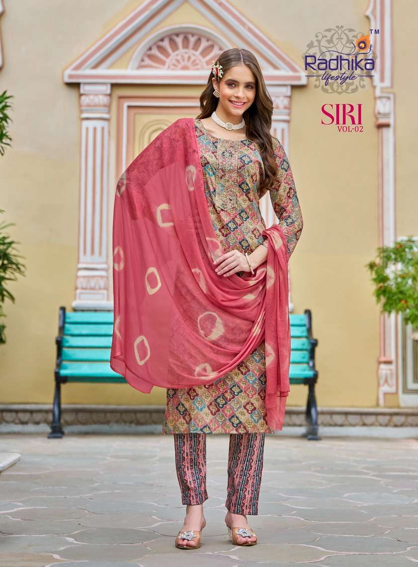 SIRI VOL-2 RAYON CAPSULE FOIL PRINT BY RADHIKA LIFESTYLES 