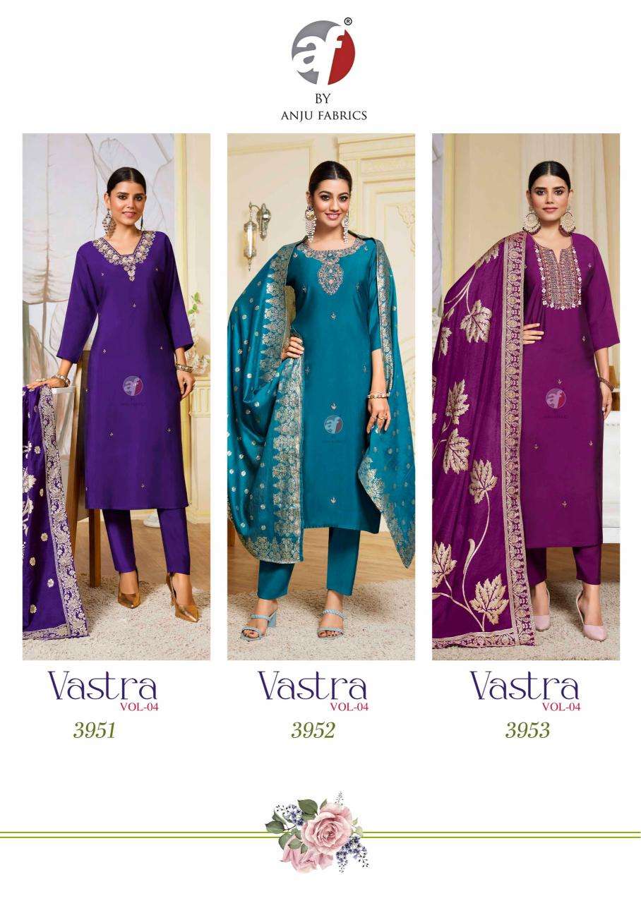 VASTRA VOL-4 ROMAN SILK BY ANJU FABRICS 