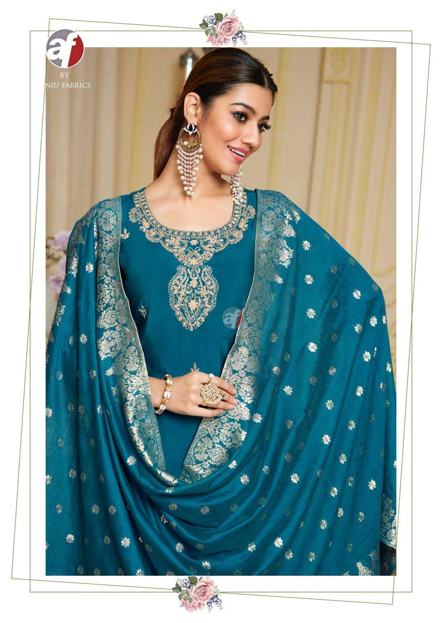 VASTRA VOL-4 ROMAN SILK BY ANJU FABRICS 