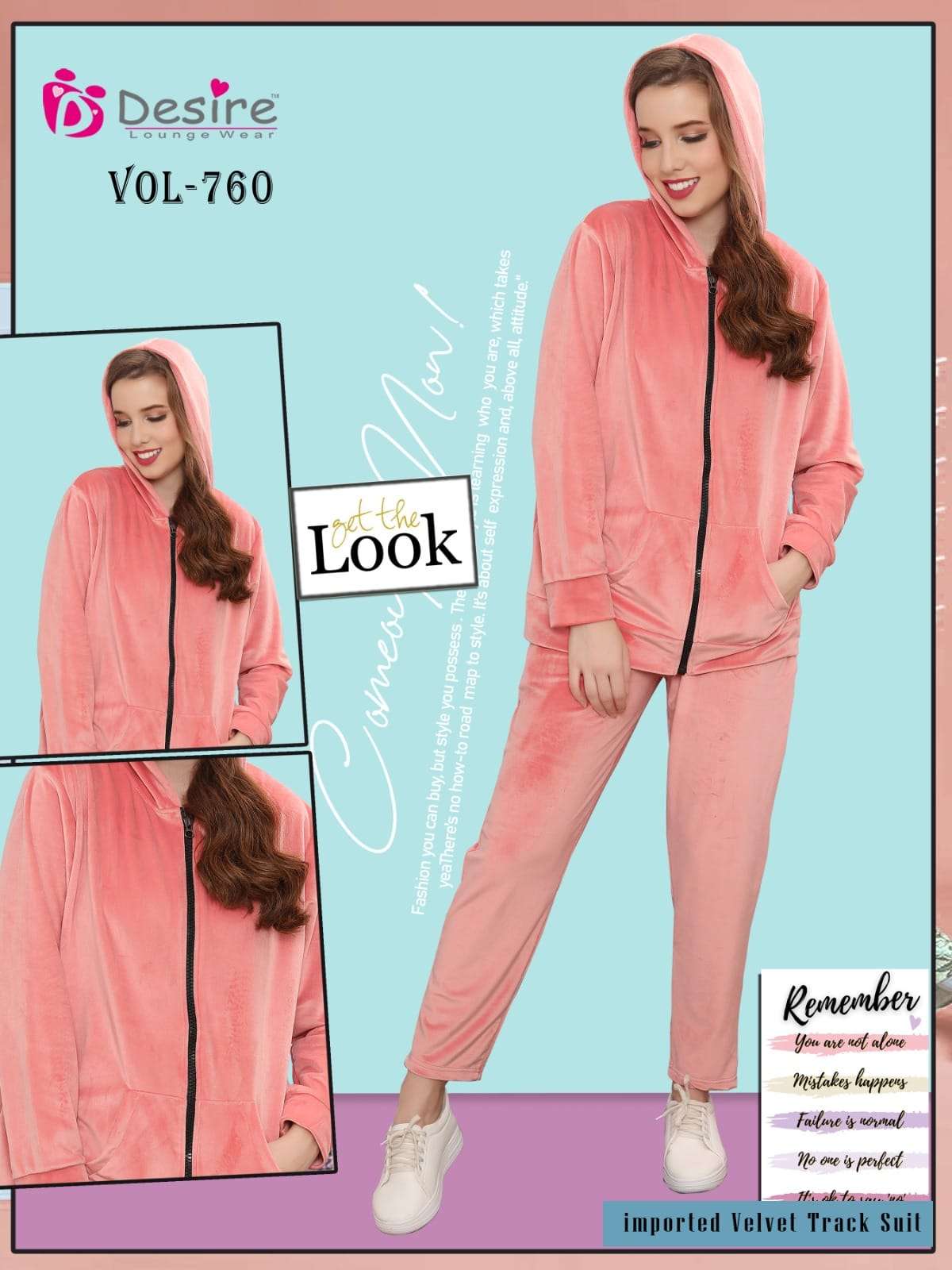 VELVET TRACK SUIT VOL-760 BY DESIRE 