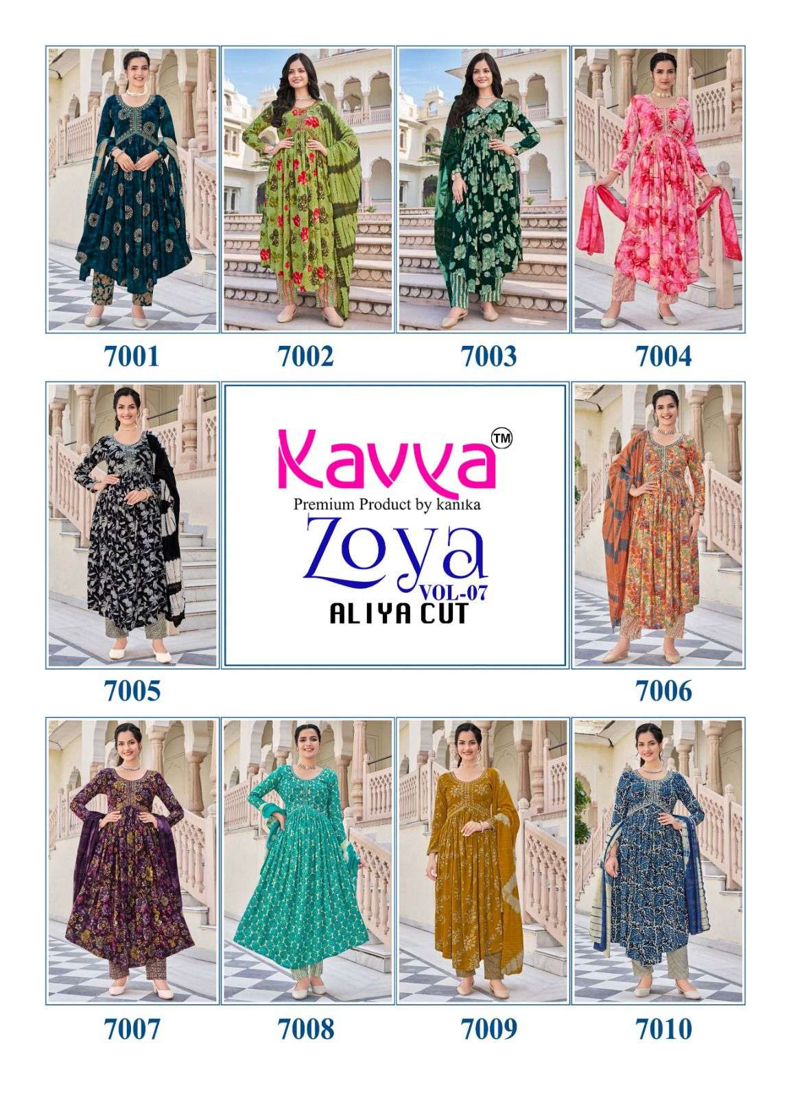 ZOYA VOL-7 RAYON BY KAVYA 