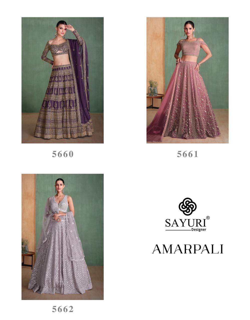 AMARPALI REAL GEORGETTE BY SAYURI DESIGNER 