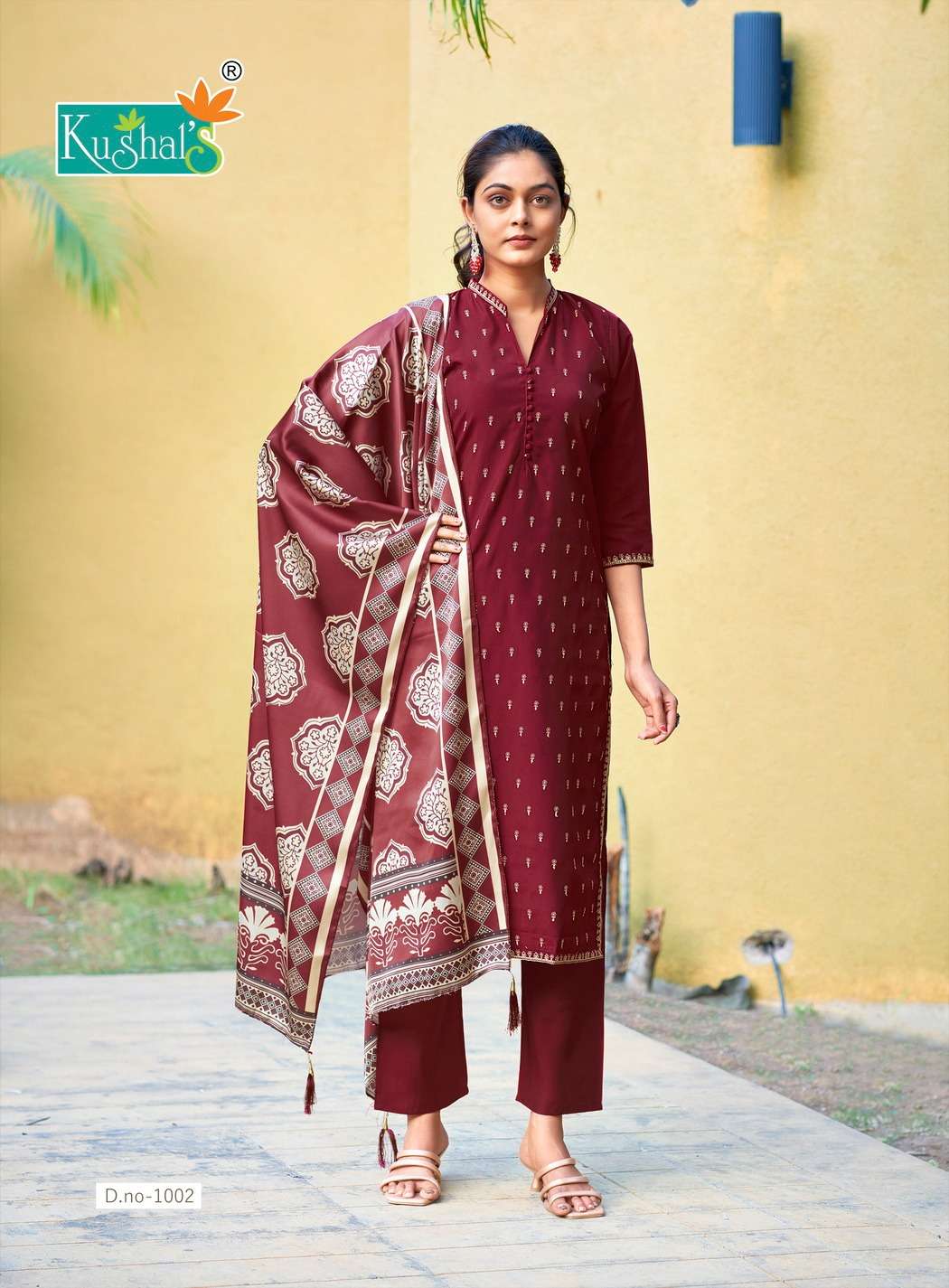 CHANDNI VOL-1 BY KUSHAL IN  ROMAN SILK AND GAJJI SILK HEAVY DUPATTA