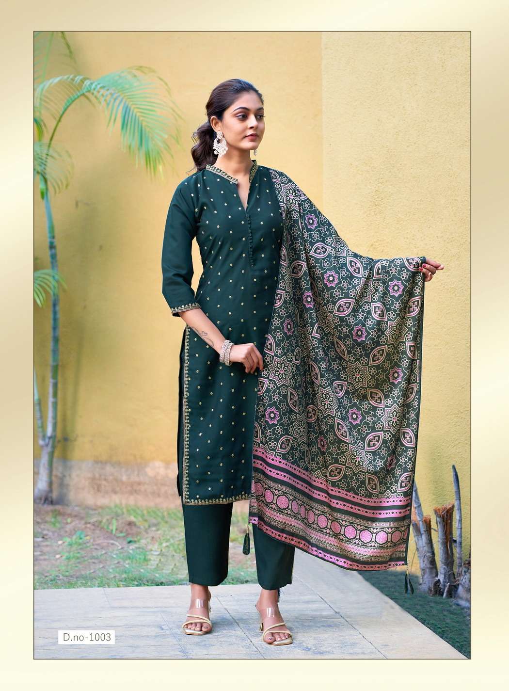 CHANDNI VOL-1 BY KUSHAL IN  ROMAN SILK AND GAJJI SILK HEAVY DUPATTA