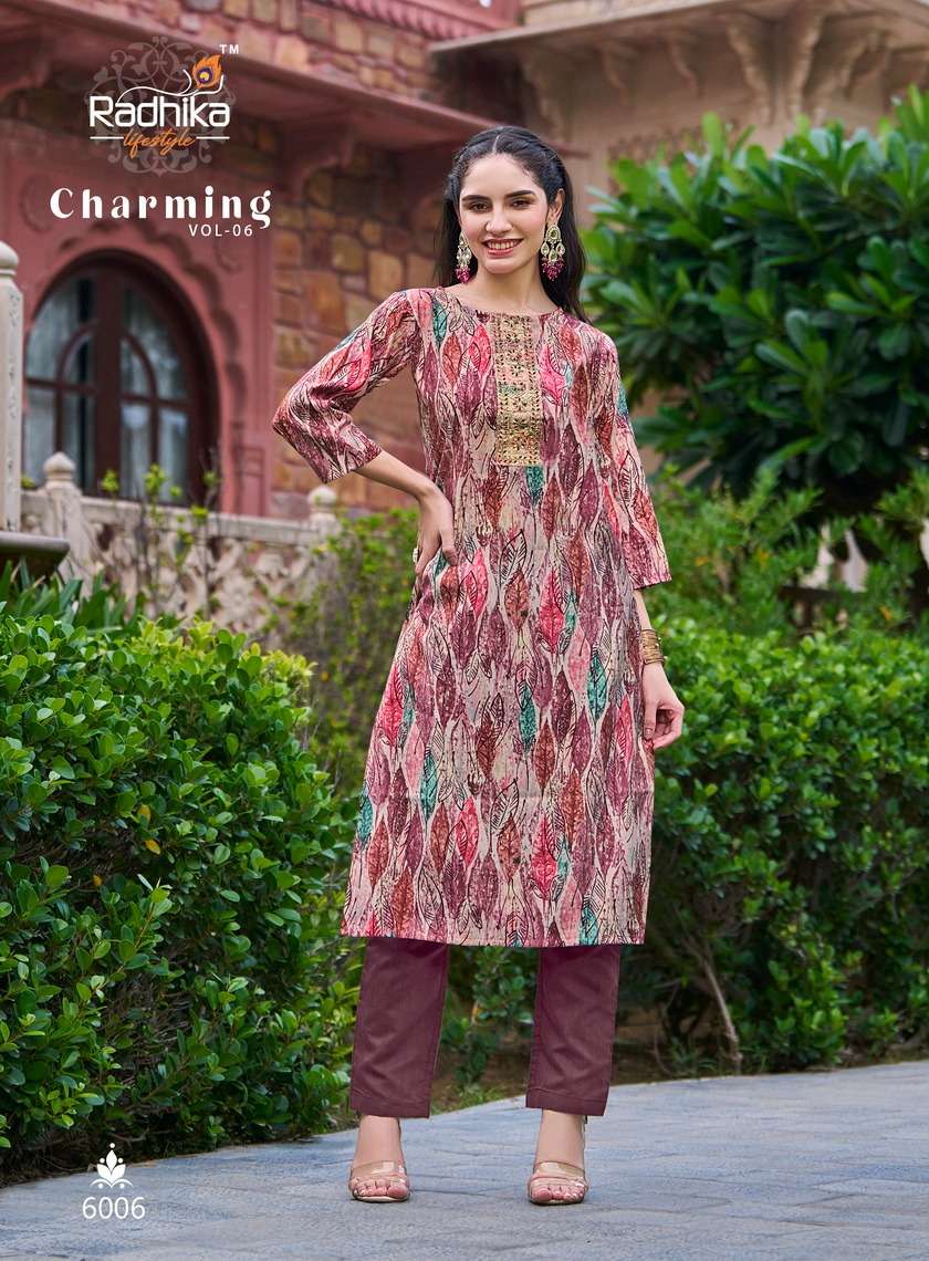 CHARMING VOL-6 BY BALLIKA LIFESTYLE IN MODAL CHANDERI WITH WORK