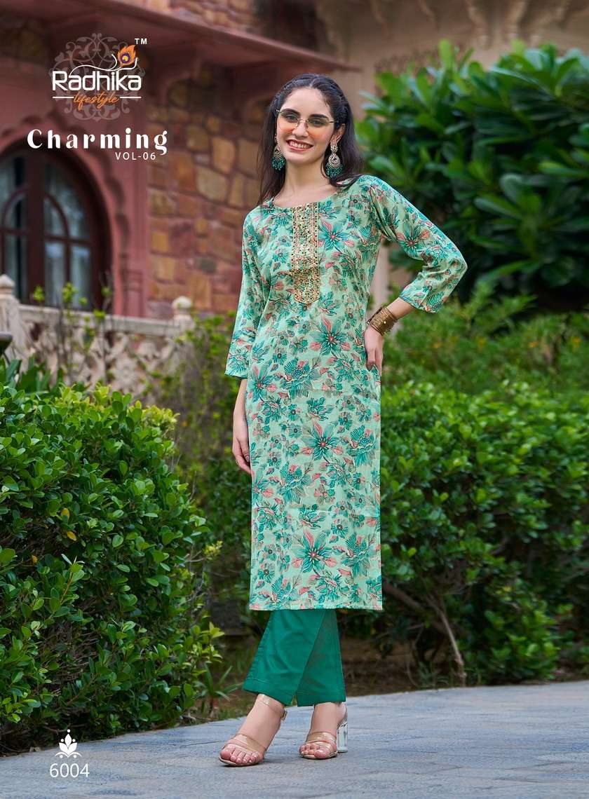 CHARMING VOL-6 BY BALLIKA LIFESTYLE IN MODAL CHANDERI WITH WORK