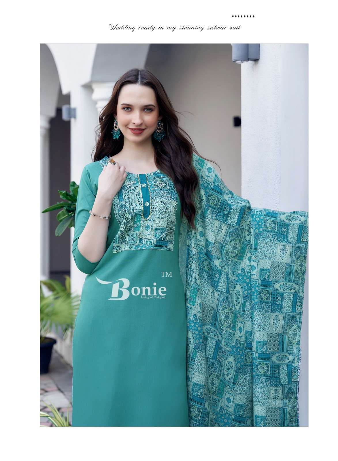 DIVYA VOL-1 BY BONIE NEW CONCEPT KURTI PANT DUPATTA IN RAYON 22KG CERTIFIED FABRICS 