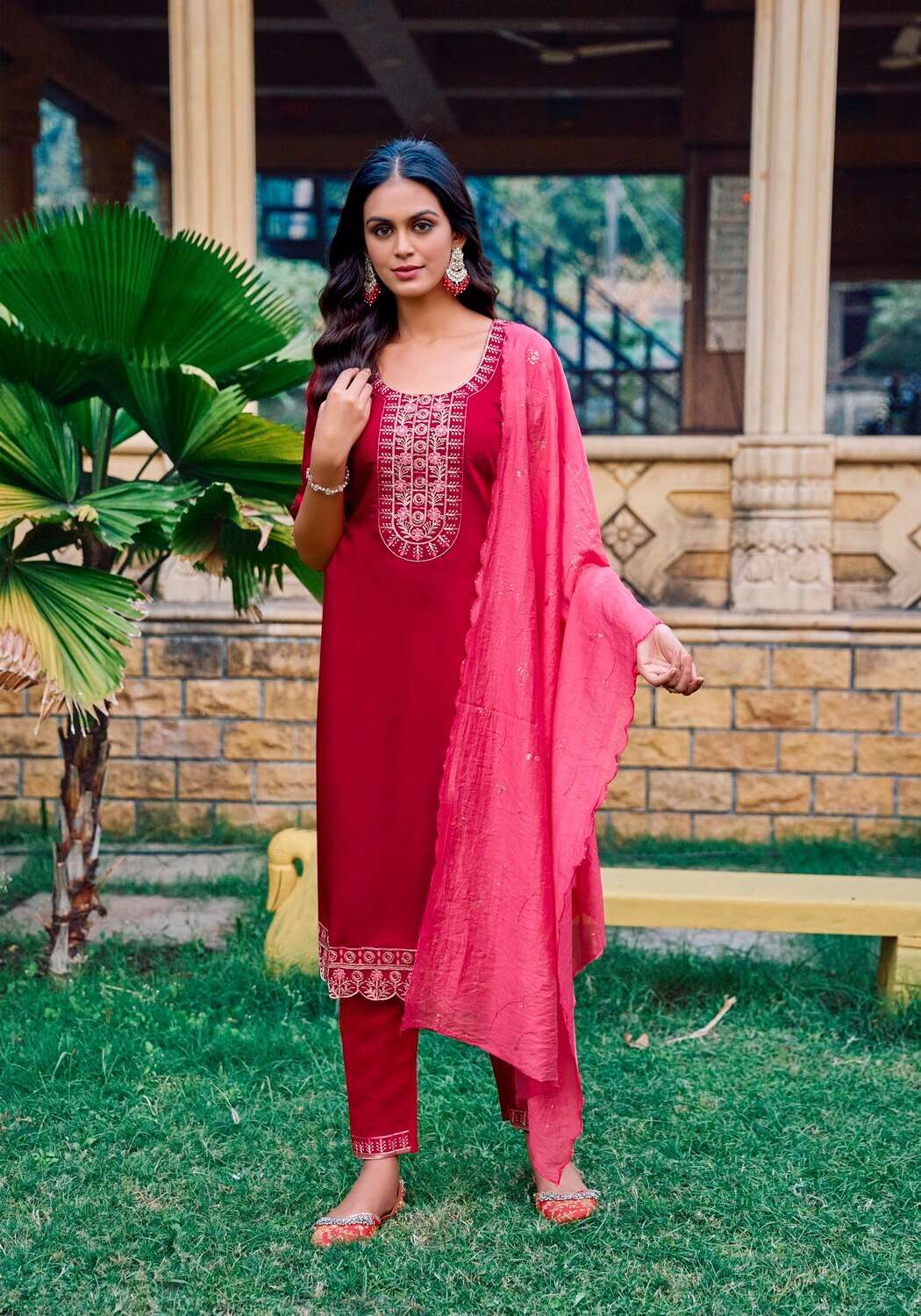 FIZA VOL.4 BY VANISKA FASHION IN ROMAN SILK KURTI WITH EMBROIDERY WORK