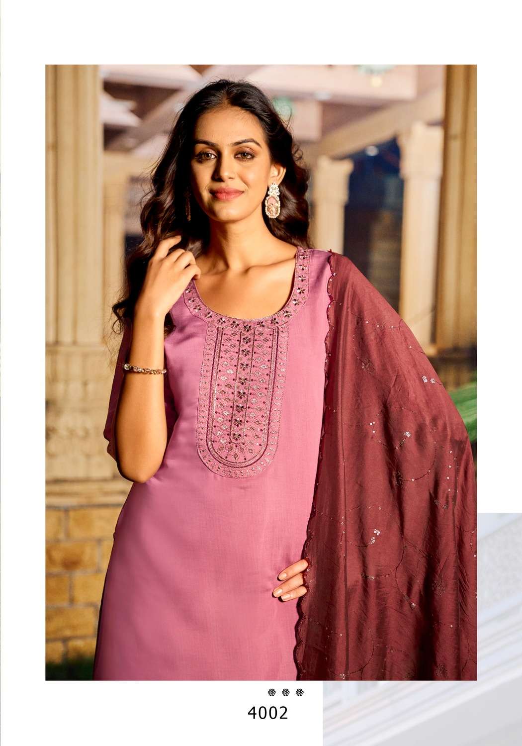 FIZA VOL.4 BY VANISKA FASHION IN ROMAN SILK KURTI WITH EMBROIDERY WORK