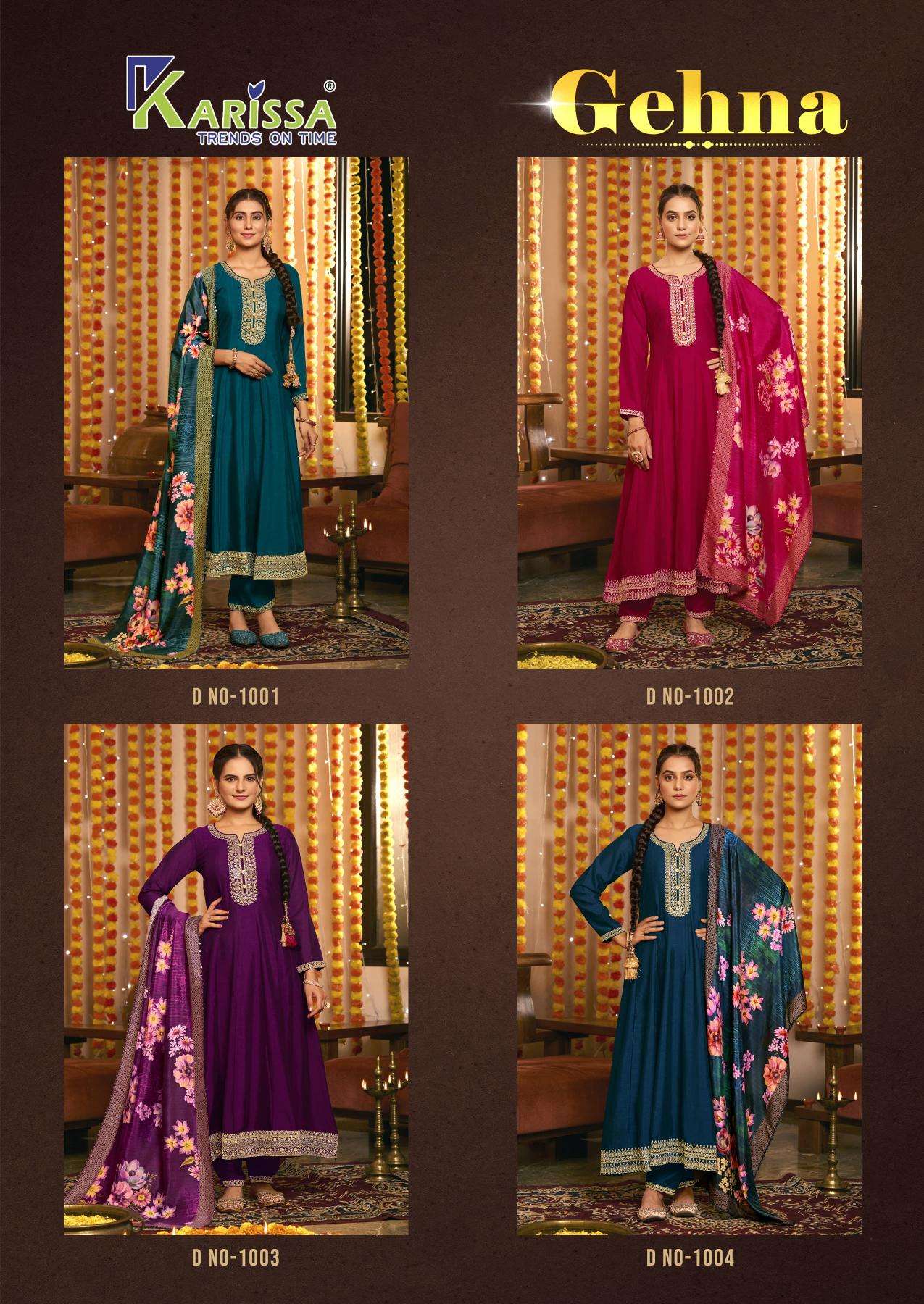 GEHNA PURE VICHITRA SILK BY KARISSA 