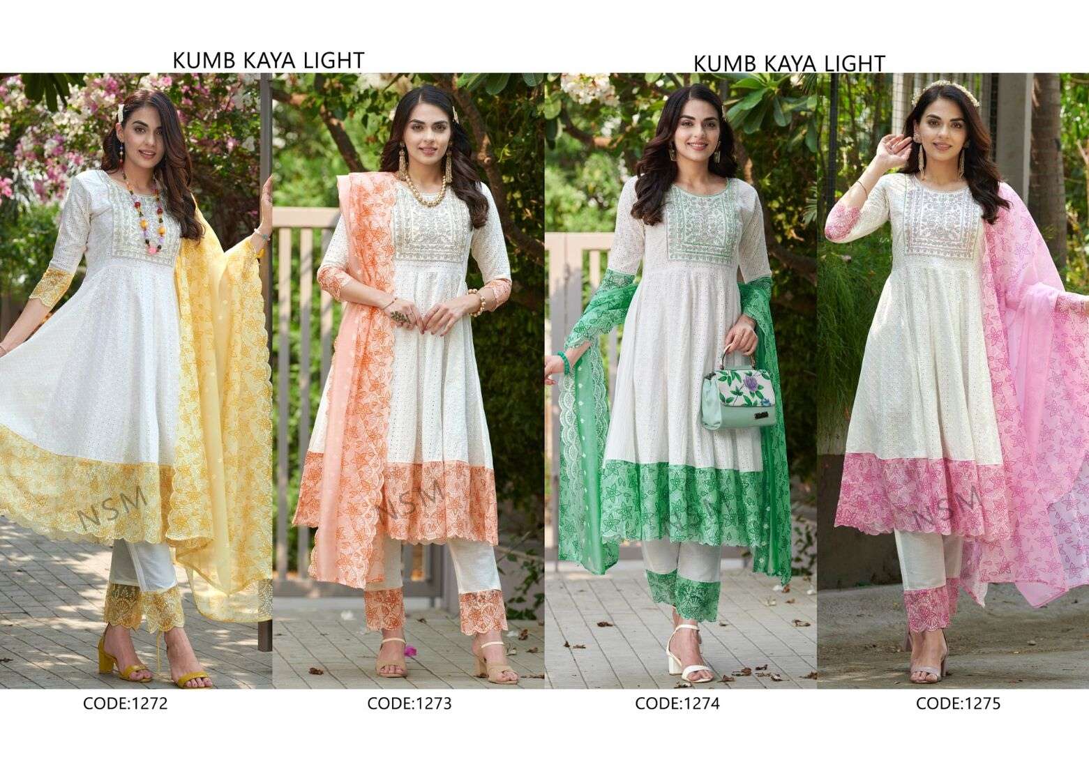 KUMB KAYA BY LUCACCI DESIGNER HEAVY SHIFFLI  STICH SUIT HEAVY WITH EMBROIDERY NACK WORK