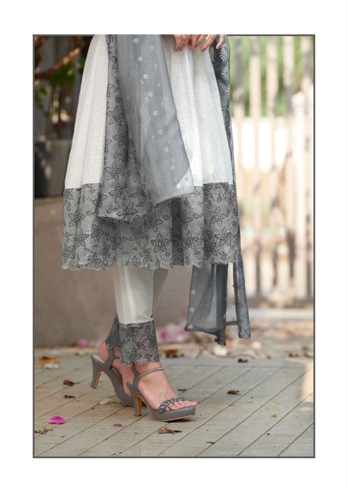 KUMB KAYA BY LUCACCI DESIGNER HEAVY SHIFFLI  STICH SUIT HEAVY WITH EMBROIDERY NACK WORK