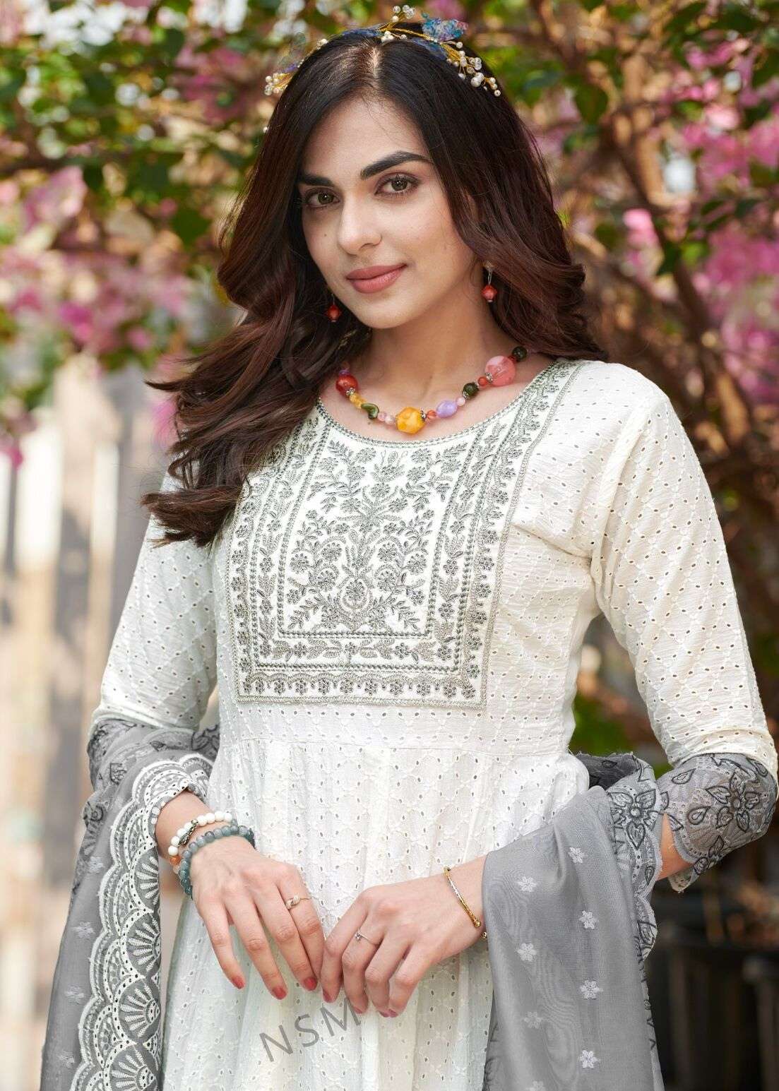 KUMB KAYA BY LUCACCI DESIGNER HEAVY SHIFFLI  STICH SUIT HEAVY WITH EMBROIDERY NACK WORK