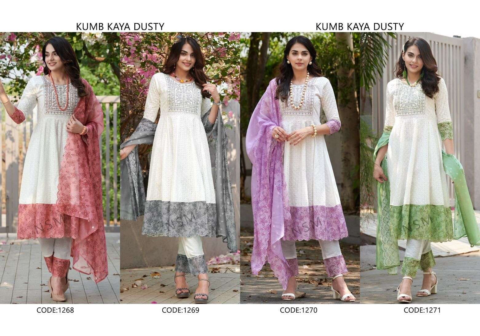 KUMB KAYA BY LUCACCI DESIGNER HEAVY SHIFFLI  STICH SUIT HEAVY WITH EMBROIDERY NACK WORK