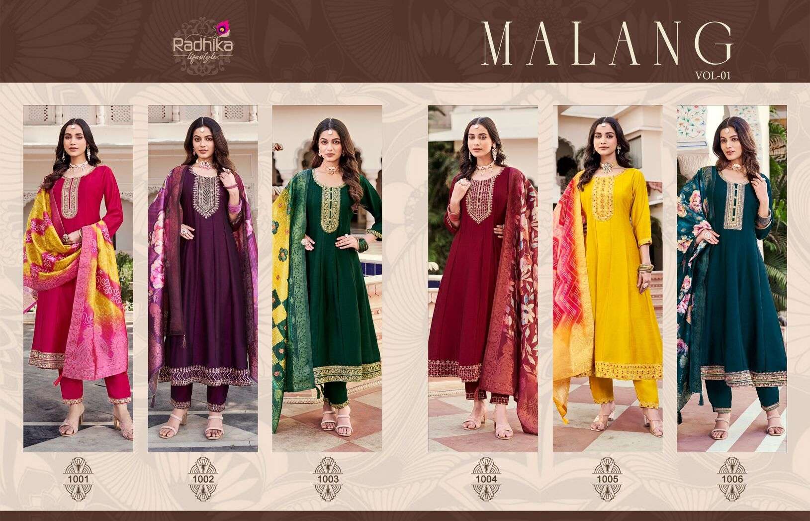 MALANG VOL 1 BY RADHIKA DEFINES MODERN ETHNIC FASHION.