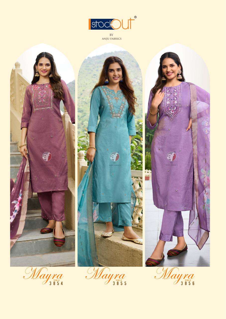 MAYRA VOL-5 BLENDED SHIMMER BY ANJU FABRICS 