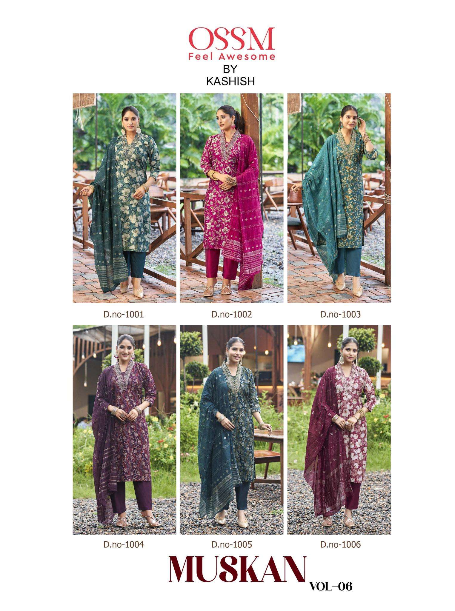 MUSKAN VOL-6 VETICAN SILK BY OSSM 
