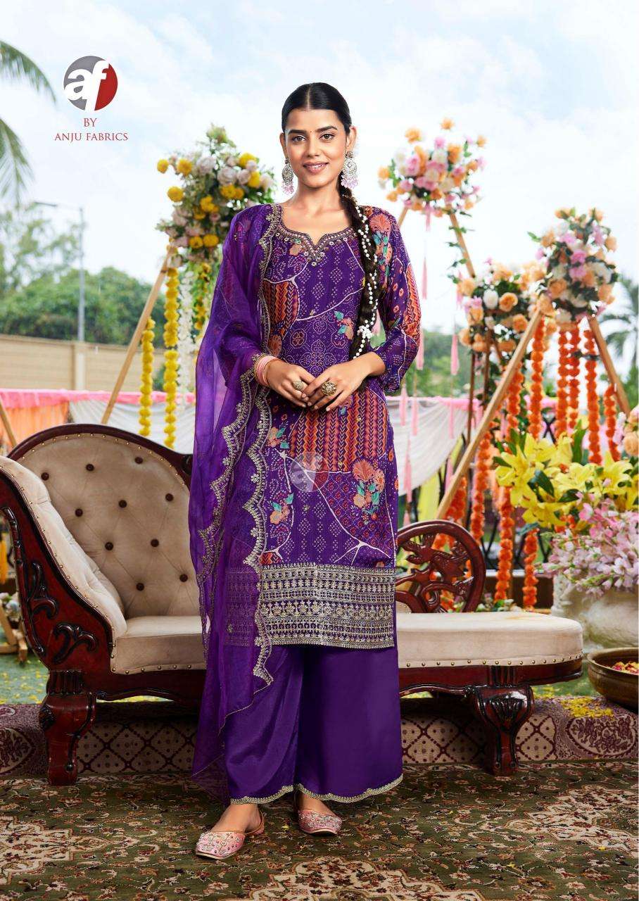 NAZAR VOL-7 PURE ORGANZA BY ANJU FABRICS 