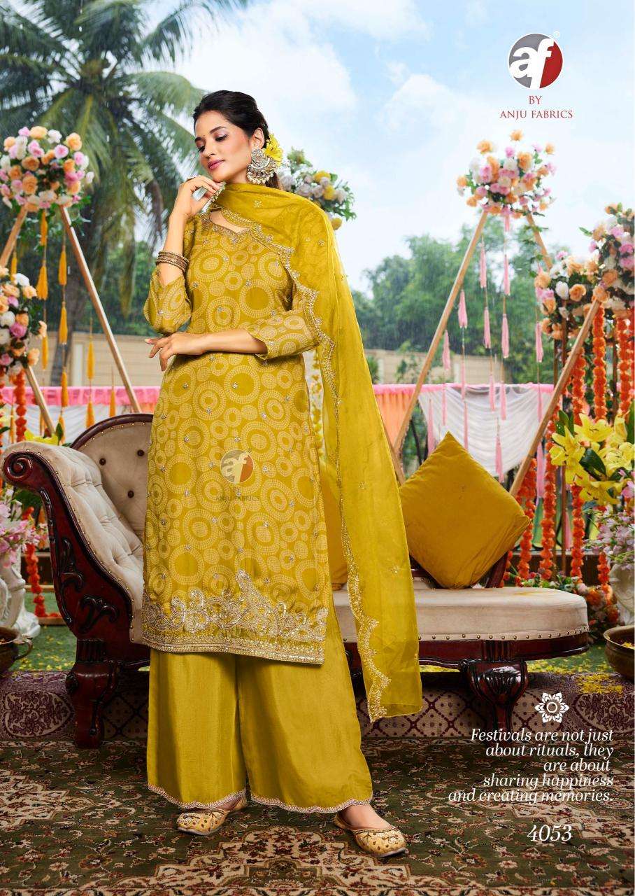 NAZAR VOL-7 PURE ORGANZA BY ANJU FABRICS 