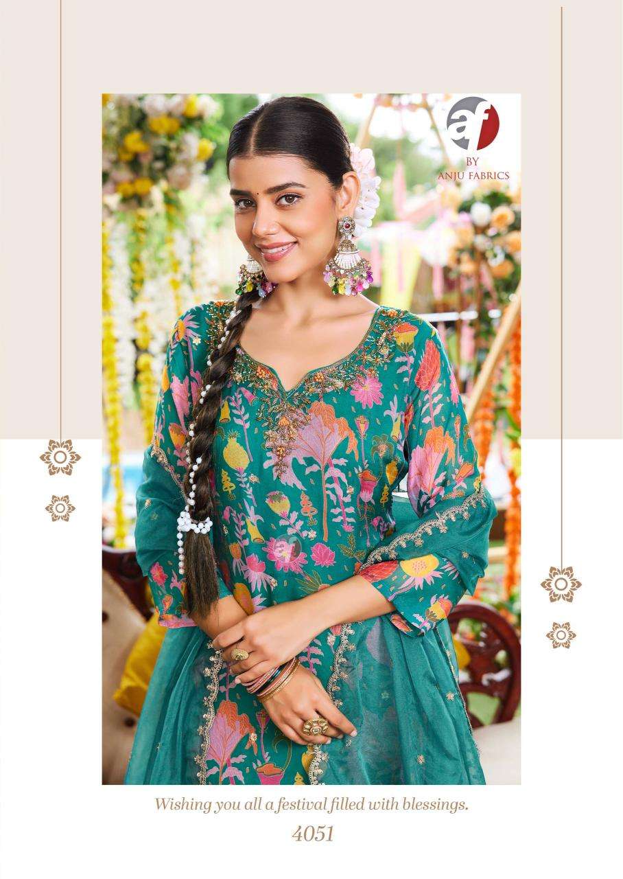 NAZAR VOL-7 PURE ORGANZA BY ANJU FABRICS 