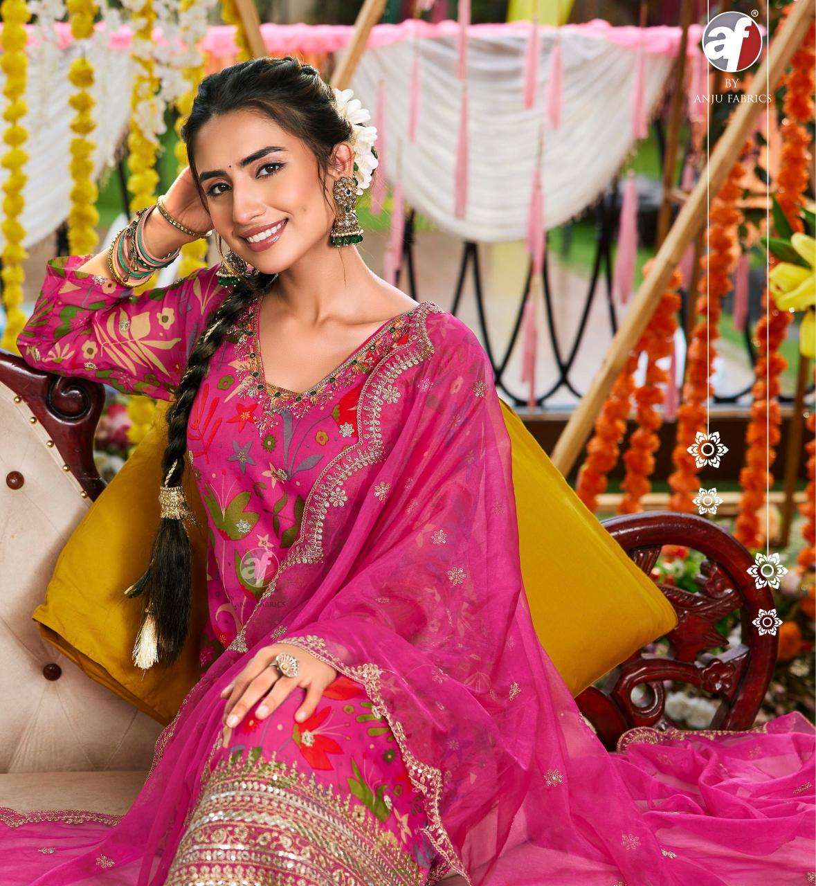 NAZAR VOL-7 PURE ORGANZA BY ANJU FABRICS 