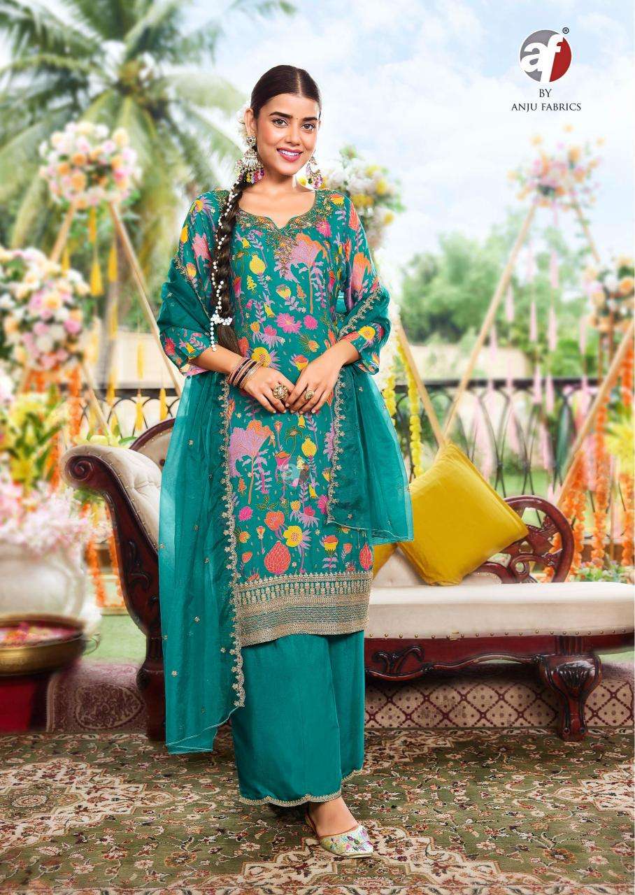 NAZAR VOL-7 PURE ORGANZA BY ANJU FABRICS 