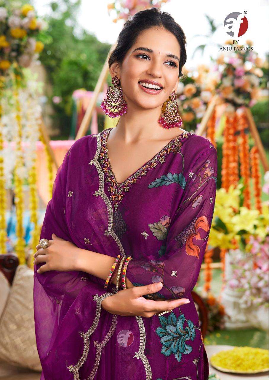 NAZAR VOL-7 PURE ORGANZA BY ANJU FABRICS 