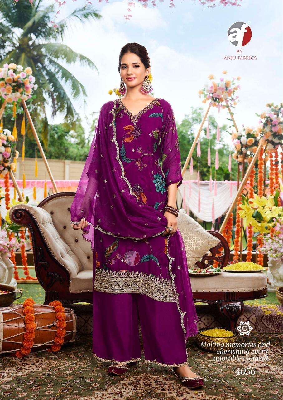 NAZAR VOL-7 PURE ORGANZA BY ANJU FABRICS 