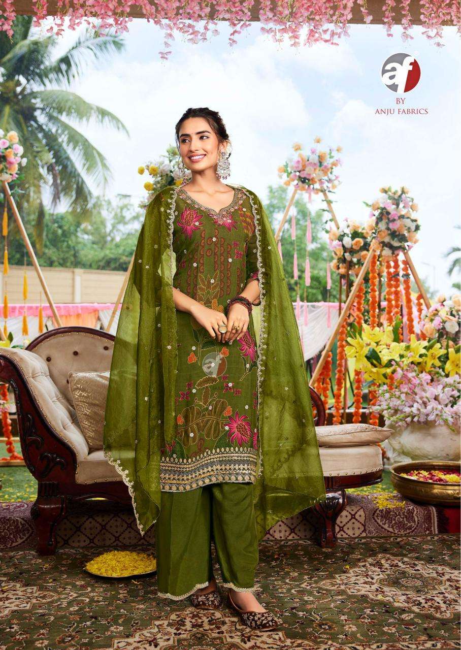 NAZAR VOL-7 PURE ORGANZA BY ANJU FABRICS 