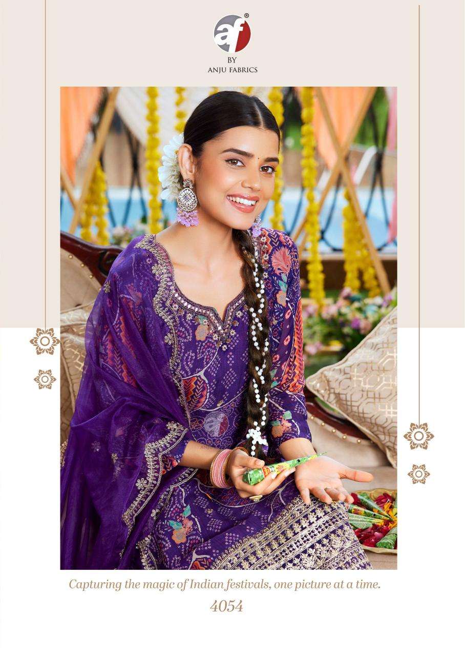 NAZAR VOL-7 PURE ORGANZA BY ANJU FABRICS 