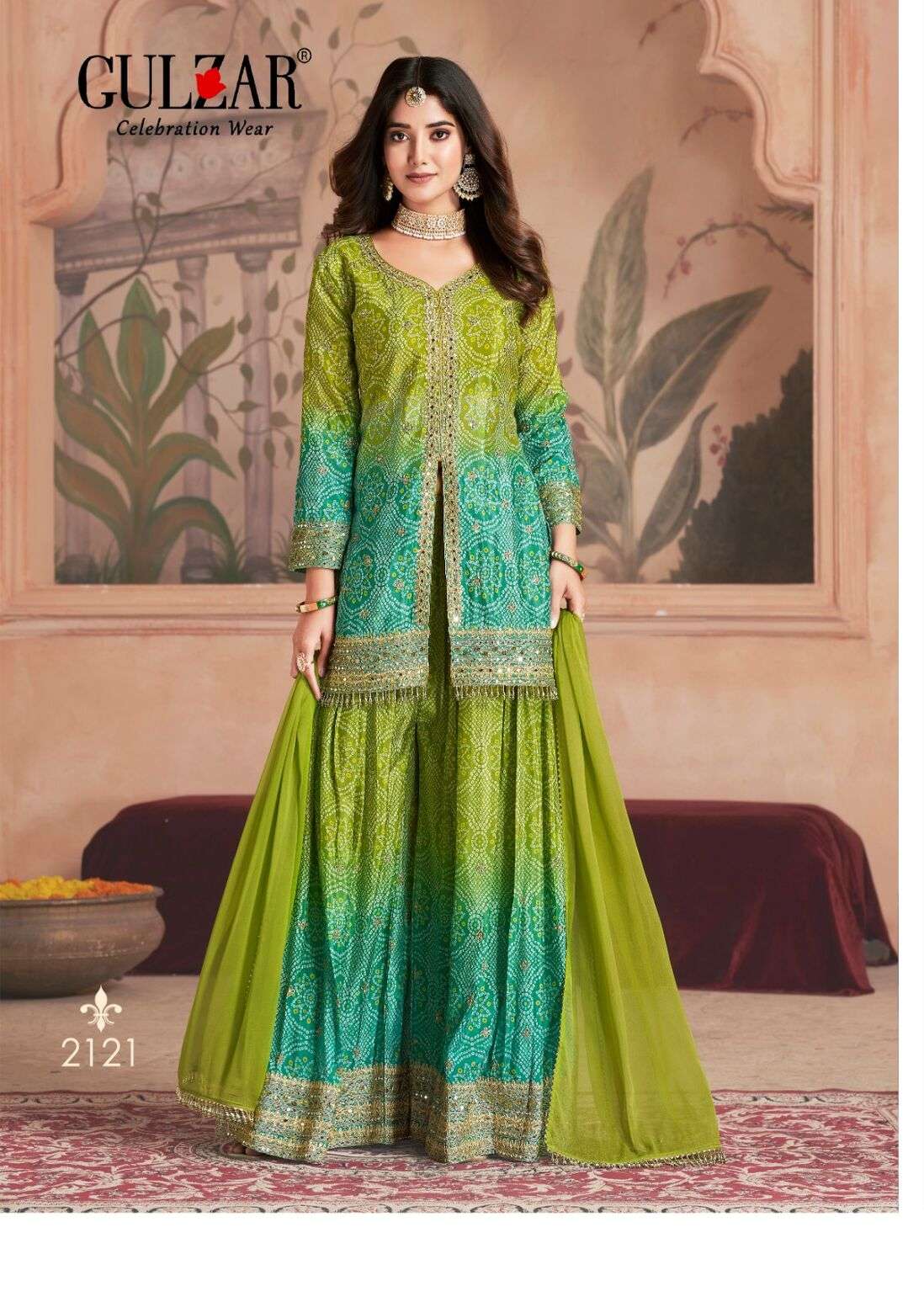 RANGEELA BY GULZAR 4 PCS SET WITH FRONT OR BACK WORK