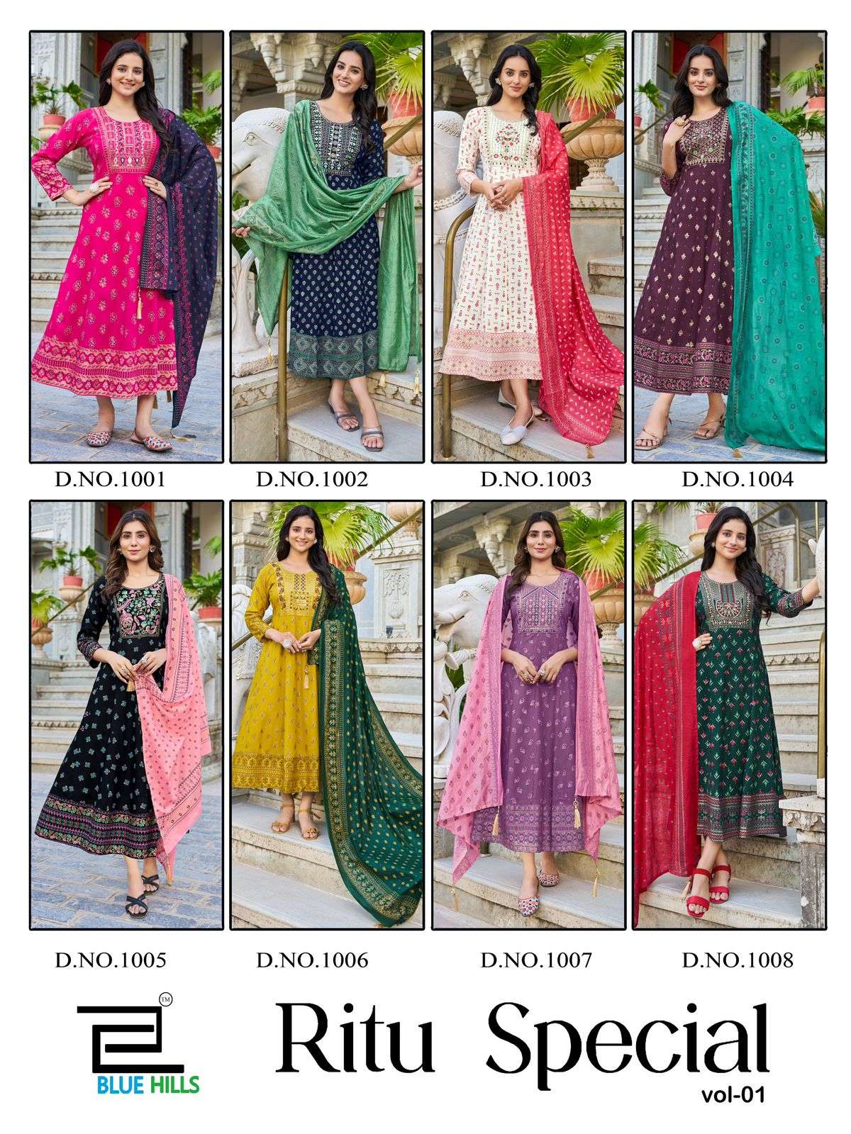 RITU SPECIAL VOL-1 RAYON BY BLUE HILLS 