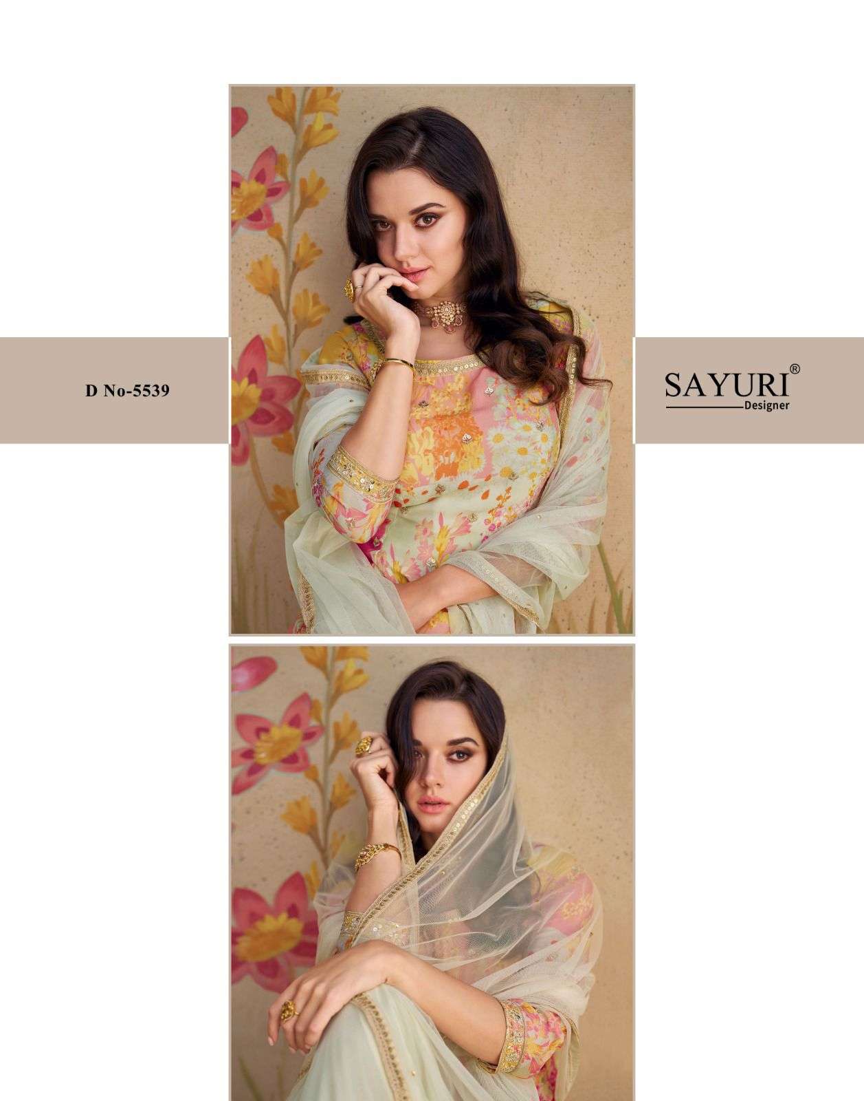 SANGAM BY SAYURI DESIGNER WITH SUPER QUALITY WITH SET