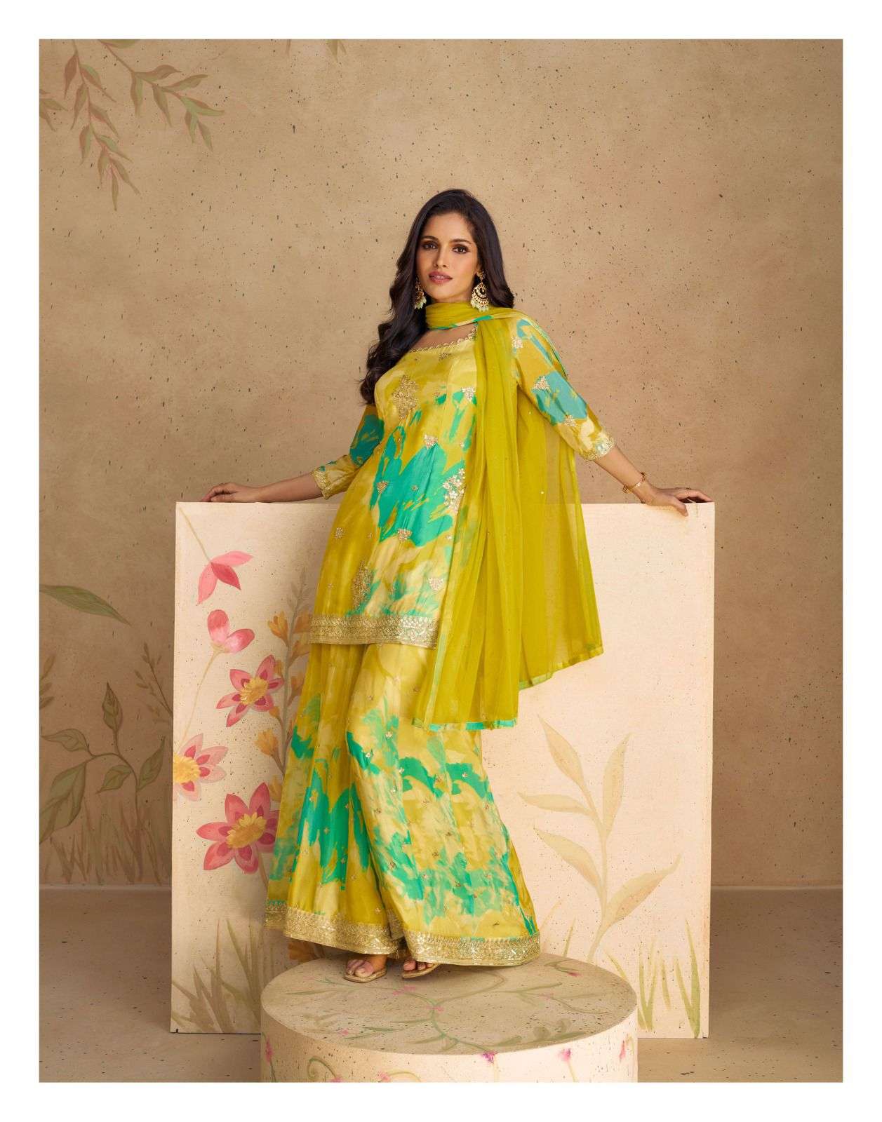 SANGAM BY SAYURI DESIGNER WITH SUPER QUALITY WITH SET