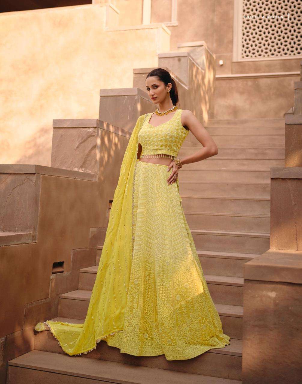  SANIYA BY SAYURI DESIGNER LEHENGA WITH BLOUCE AND  DUPATTA  